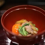 鳥田中 - すき焼き