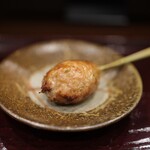 鳥田中 - 鴨肉が入ってますが、ふわふわ食感！