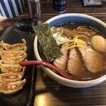 中華そば 螢 - 特製中華そば＆餃子