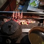 五右衛門 - 焼き場