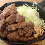 肉食堂 最後にカツ。 - キングトンテキ（アップ）