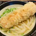 うどん 丸香 - ・香川県産鯛ちくわ天オンザかけうどん