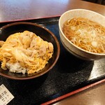 そば処十月屋 - 親子丼セット　特別価格で850円