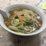 さん錦 - 味噌ラーメン（野菜入り）　650円