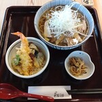 Soba Sabou Manno Suke - おすすめランチセット1210円+蕎麦大盛り150円