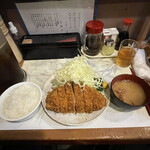 とんかつ かつ壱 - ランチのロースかつ定食　1200円