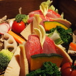 Kyou To Maromaro - 金目鯛と季節の京野菜せいろ蒸し