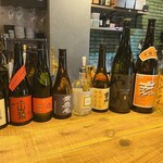 めし呑パーラー KB1 - 焼酎一覧　芋・麦・米・黒糖焼酎まで幅広く取り揃えてます。