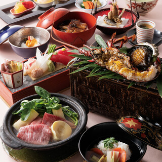 最適合喜慶的宴會在歷史悠久的京都懷石料理中度過特別的一天