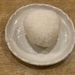春のお店 - 塩おにぎり