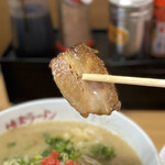 博多ラーメン　一大事 - 　チャーシューのアップ