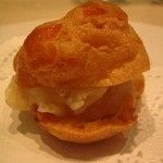 ジュアンレパン - シュー生地に詰めたブランダード