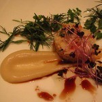 ジュアンレパン - ズワイガニのエフィロッシュ　カリフラワーのクーリ香草サラダ添え