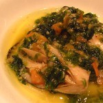 ジュアンレパン - 広島県産牡蠣の瞬間コンフィ　海草風味