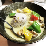 がばちょ - グリーンカレー（630円）