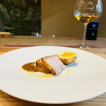 齋華 - ◆皮付き豚の塩焼き ピクルドエッグ　