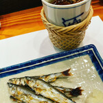 げんき鮨 - 稚鮎塩焼き
¥890
ひれ酒
¥980