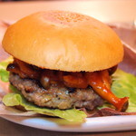 サンタズダイナー - 秋冬限定メニュー『きのこバーガー（デミグラスソース）』