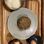 挽き肉のトリコ - ハンバーグ定食　1500円