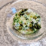 La Brianza - 鰆のリゾット青のりとか。