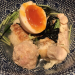 麺匠 清兵衛 - 焼きおにぎり茶漬けをカスタム