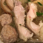 麺匠 清兵衛 - 鶏チャーシューとつくね
