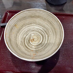 肉そば 藤七 - 完食！