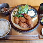 牡蠣と和食。Ikkoku - 「大粒牡蠣フライ（5個）」（1,200円）
