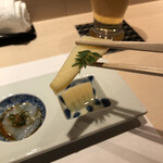 新橋 天鮨 - 前菜５種（おまかせ握りコース・上）