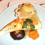 住吉大社吉祥殿 - ずわい蟹と帆立香草焼き