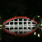 住吉大社吉祥殿 - ライトアップされてた反橋