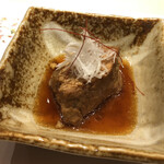 新橋 天鮨 - 鮪のつのとろの角煮