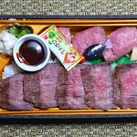 Nanyouken - 近江牛にぎり寿司と松阪牛ステーキ弁当