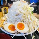 優勝軒 - 特製ふじ麺味噌＋大盛り（＋野菜増し＋背脂多め）