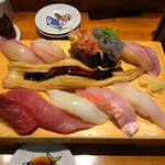 沼津魚がし鮨 江戸前鮨 沼津店 - 近海握りDX 2,100円