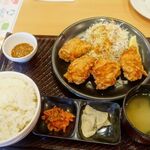 ガスト - から好し定食（ももから揚げ4個）　759円