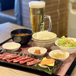 焼肉 桜咲 - 和牛カルビランチ…1480円