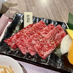 焼肉 桜咲 - カルビとハラミのランチ…1780円