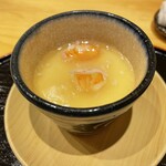 鮨 功 - 海老の茶碗蒸し