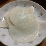ふじ - 自家製大根酢漬け