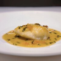 ルメルシマン オカモト - 北海道産カレイのポワレ ロイヤルソース