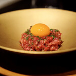 西麻布 焼肉 X - ユッケ