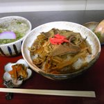 Wagaya - 　牛丼セット（梅）