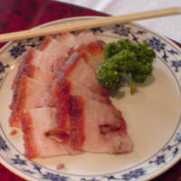 横浜中華街 重慶飯店 本館 - 辣椒焼肉（皮付き焼豚肉の辛子ソース）