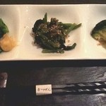 とんかつかっぽう かつぜん - 先付け