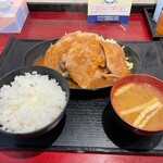 ぶたまる食堂 - しょうが焼きライス