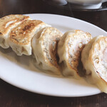 麺の風 祥気 - 必食の『自家製手作りジャンボ餃子5個』500円