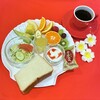 Y’s Cafe - 料理写真:季節のフルーツセット (ドリンク付 コーヒーor紅茶)￥550