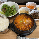 korean kitchen カブ韓 fushimi - スンドゥブのランチ