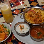 インド料理 スビマハル - ビリヤニセット　￥1050